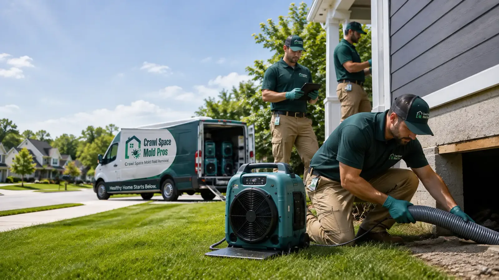Crawl Space Mold Removal in Afton, WY